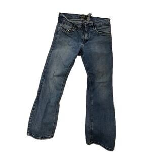 Urban Star Straight Jeans Faded Blue Mens 36x30